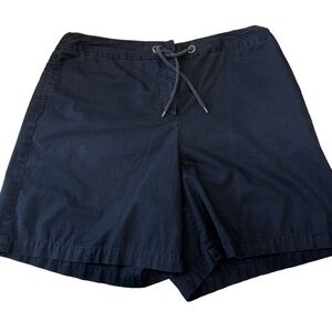 Kate Hill Relaxed Black Shorts Drawstring High Waist Womens 18W